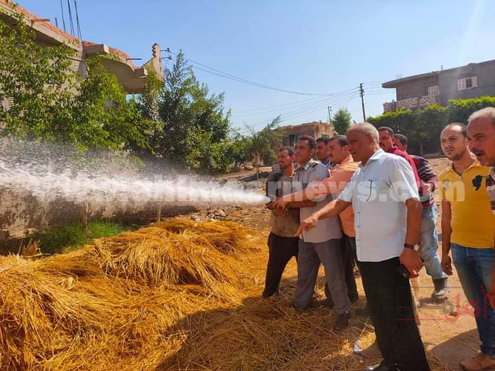 السيطرة على حريق بالبحيرة 