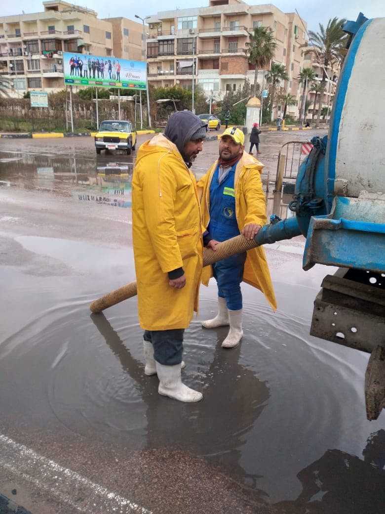 أمطار رعدية في الإسكندرية