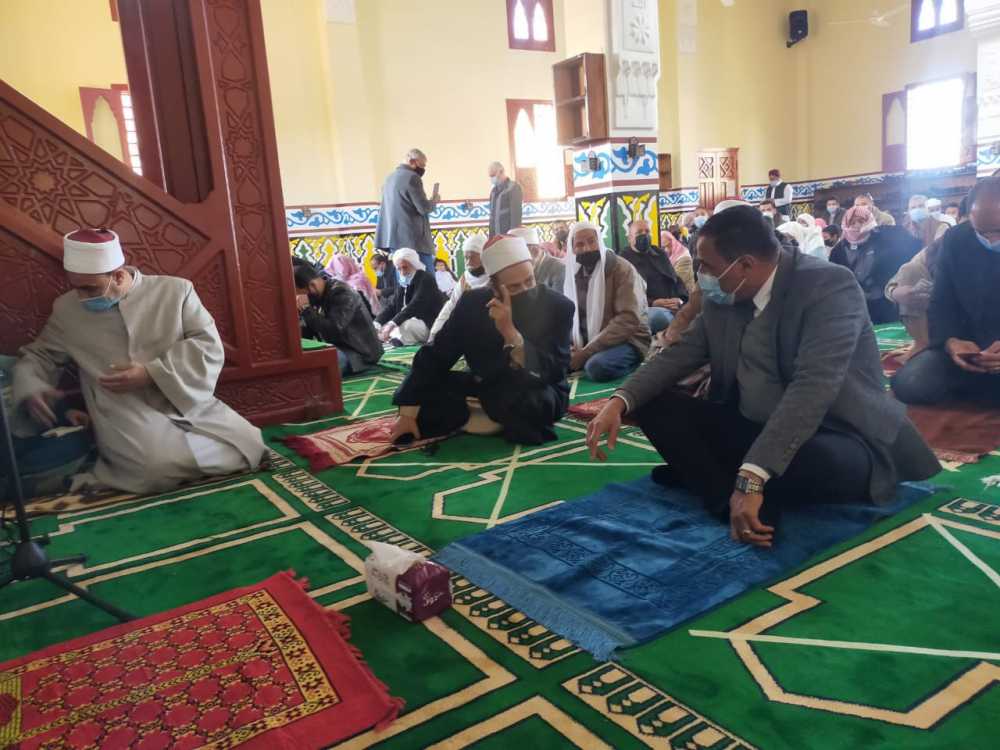افتتاح مسجد الحرمين بمطروح