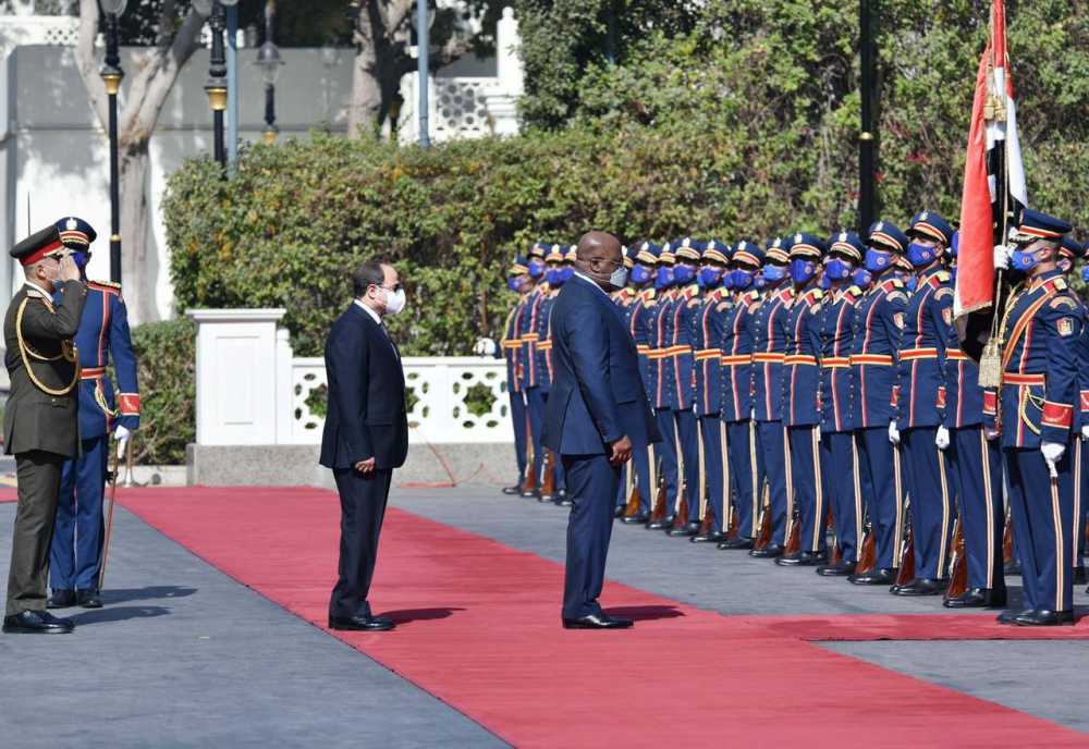 الرئيس السيسى مع الرئيس الكونغو