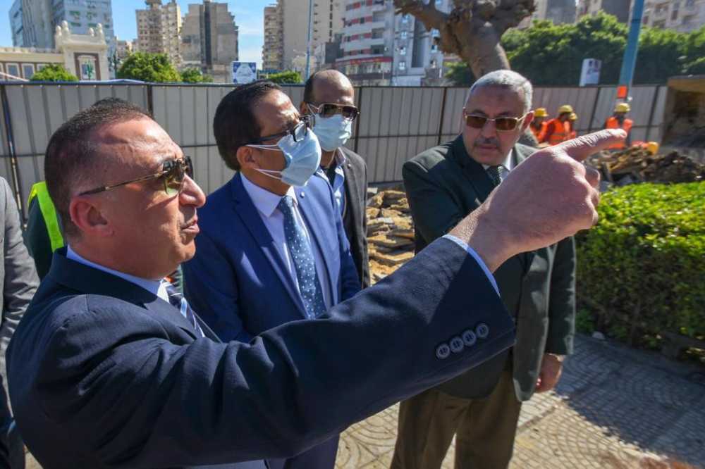 انطلاق مشروع تطوير ميدان محطة مصر بالإسكندرية