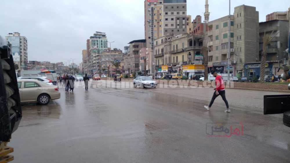 تساقط أمطار على محافظة الغربية