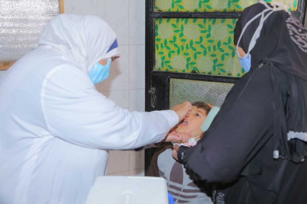 تطعيمات حملة شلل الاطفال 