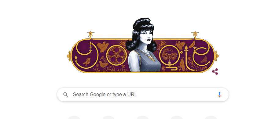 جوجل يحتفي بذكرى ميلاد الفنانة شادية  