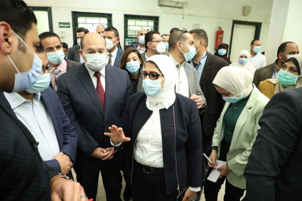 وزيرة الصحة تتفقد مركز طبي قرية صول بـ مدينة أطفيح