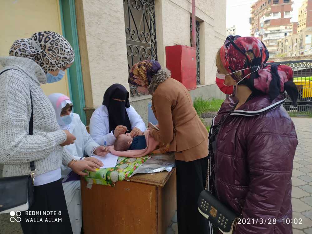 التطعيم ضد شلل الأطفال بالبحيرة 