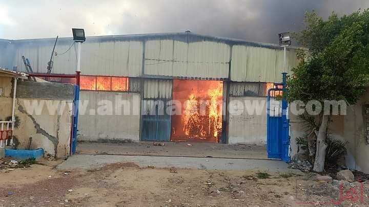 السيطرة على حريق بمصنع اسكندرية للكرتون 