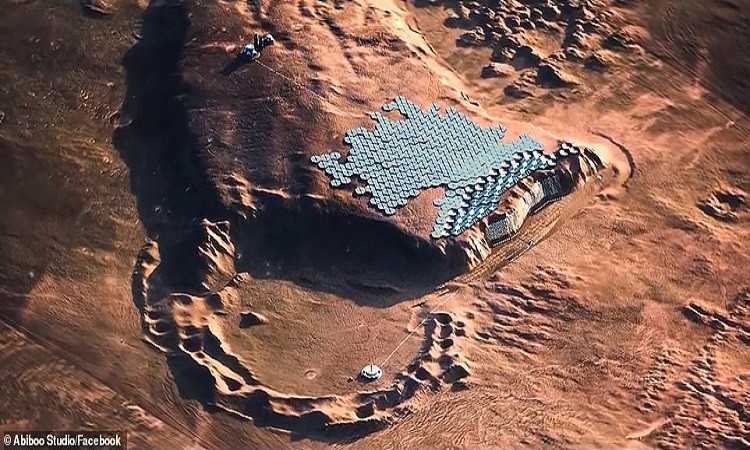 تصميمات اول مدينة على سطح المريخ