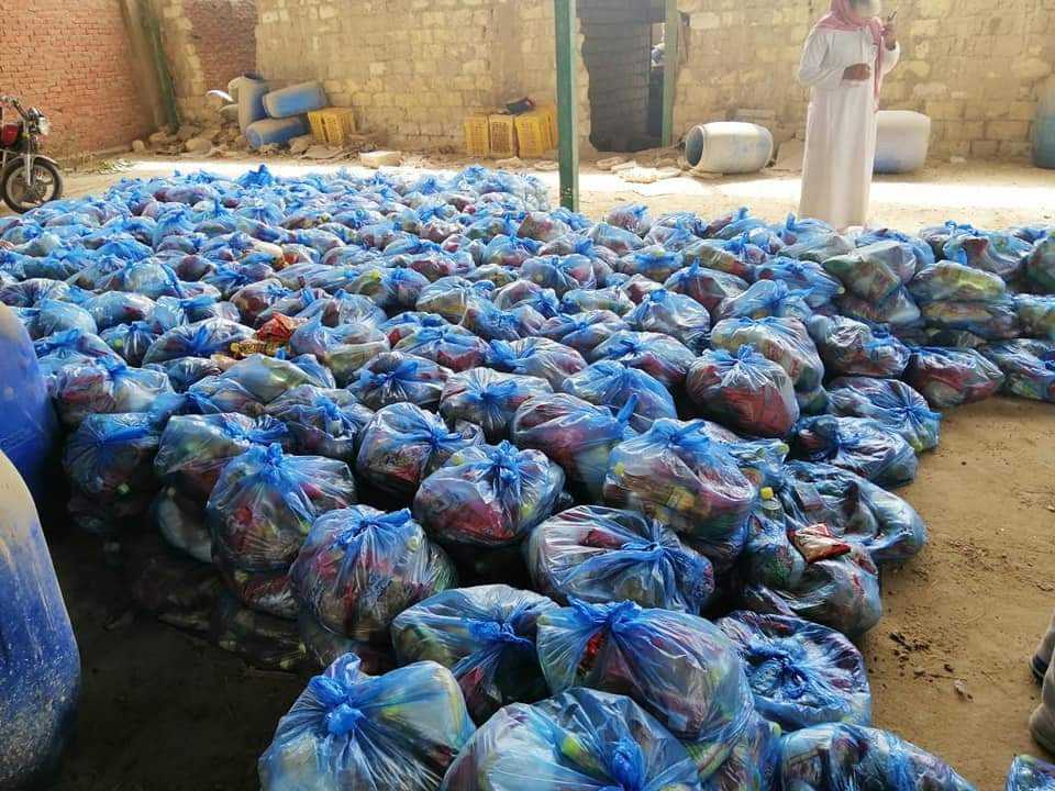 توزيع شنط رمضان بسيوة