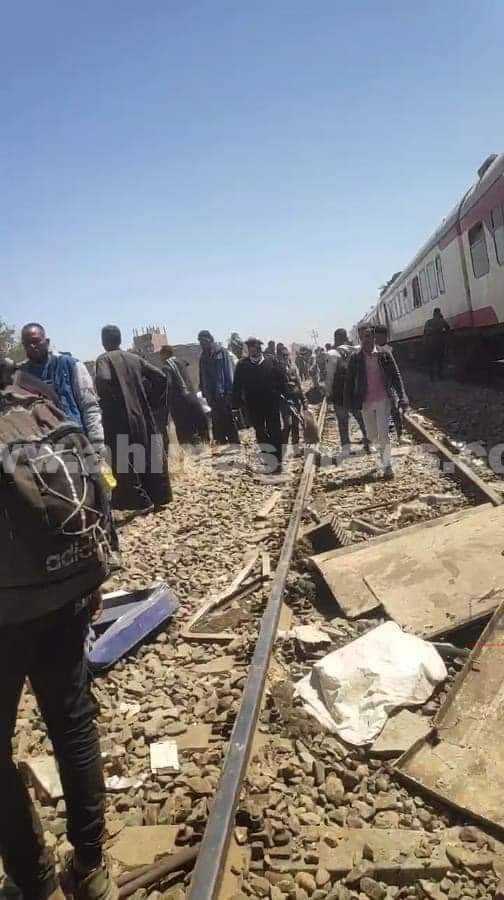 ضحايا حادث قطار سوهاج 