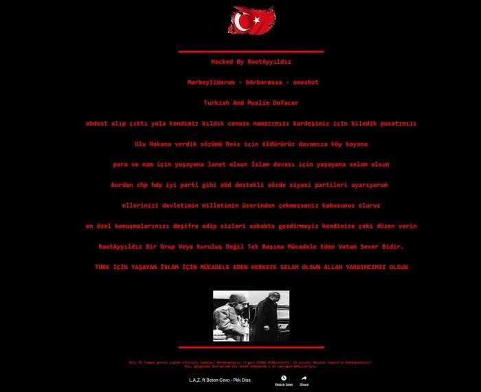هجوم تركي على موقع حملة بايدن الانتخابية