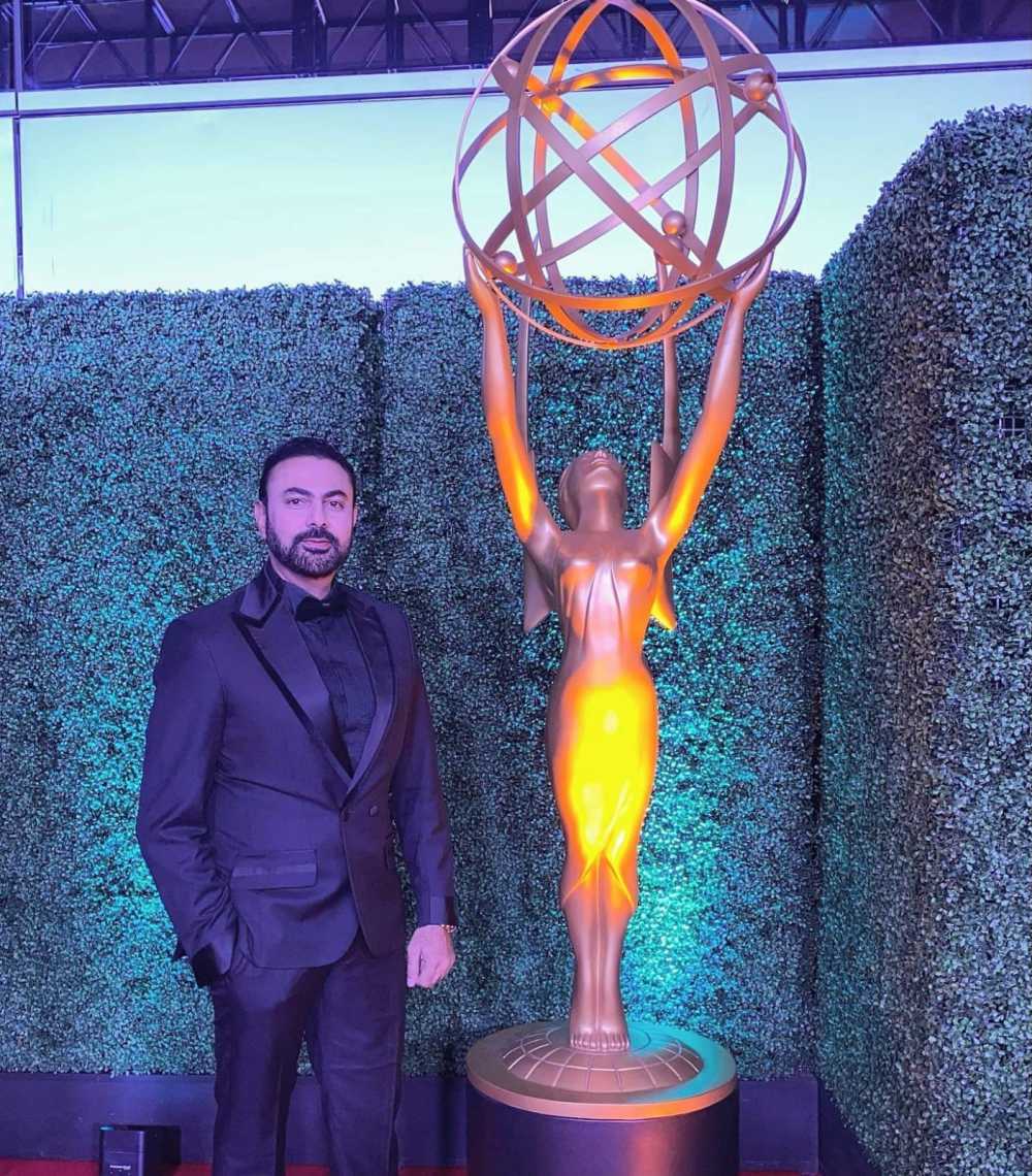 محمد كريم في حفل توزيع جوائز الـ Emmys 2021
