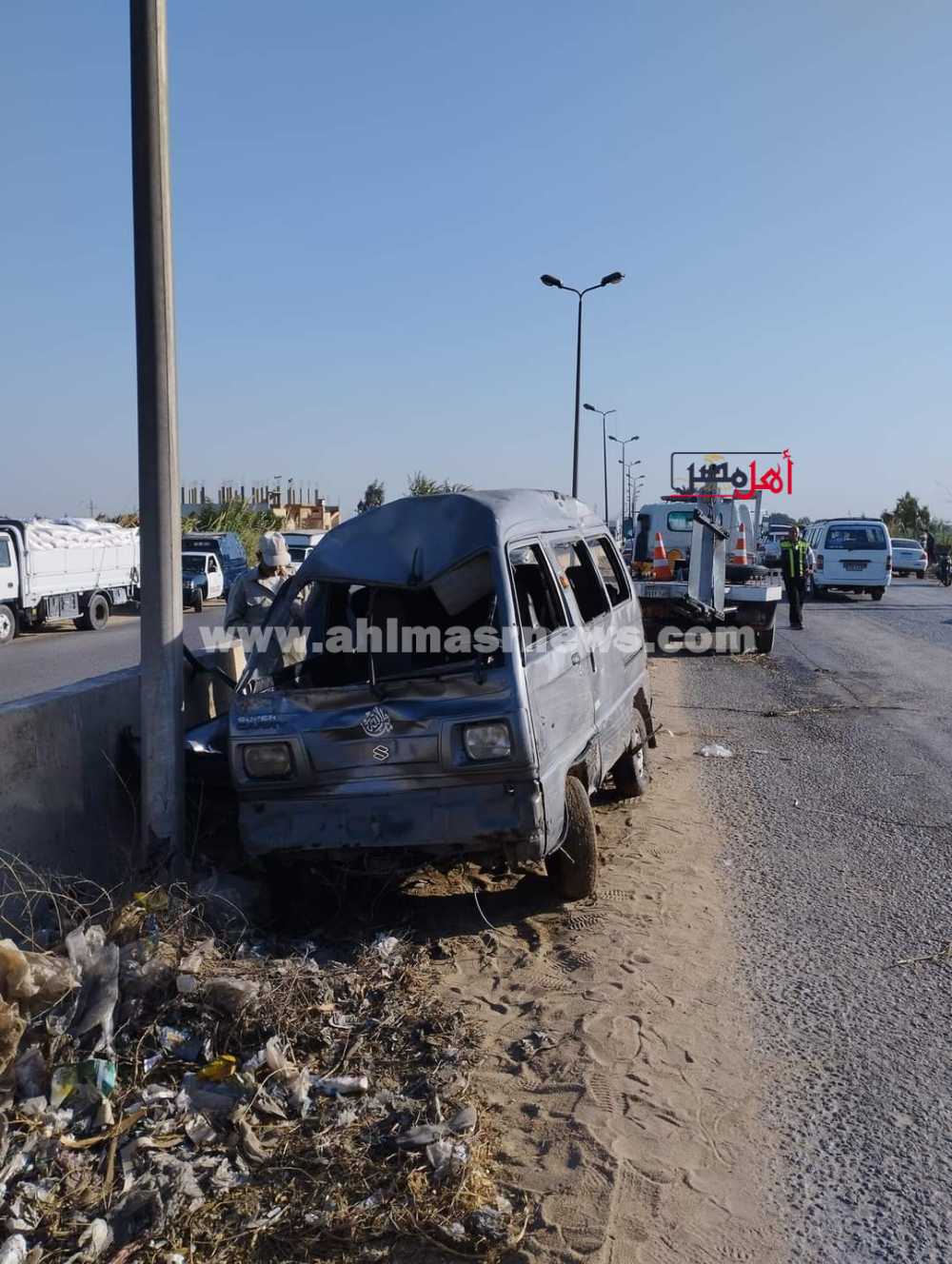 حادث البريجات بالبحيرة