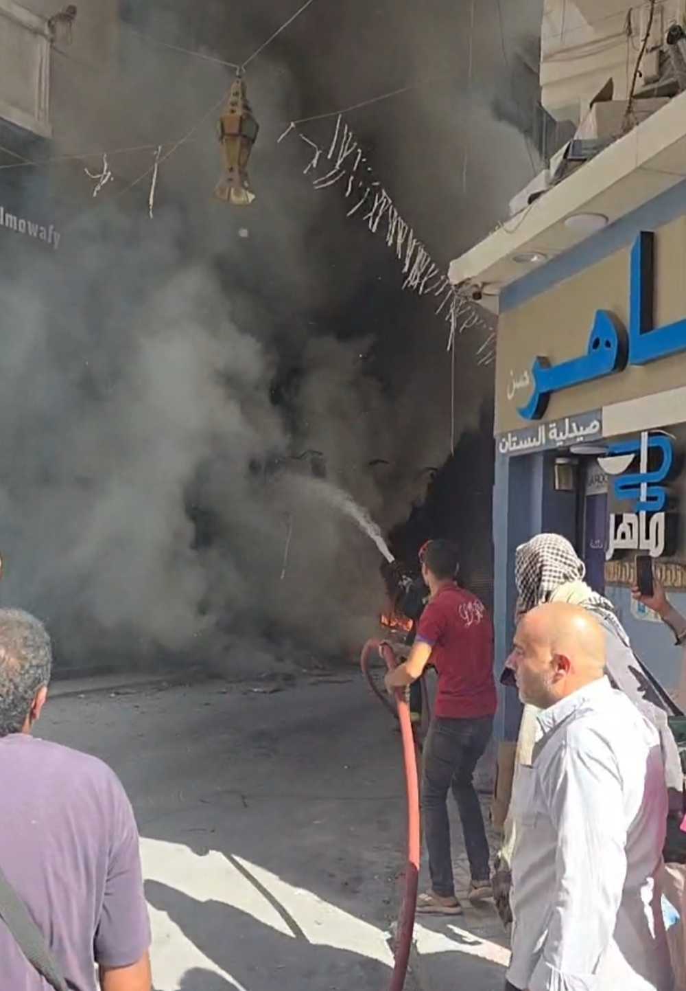 حريق سابا باشا