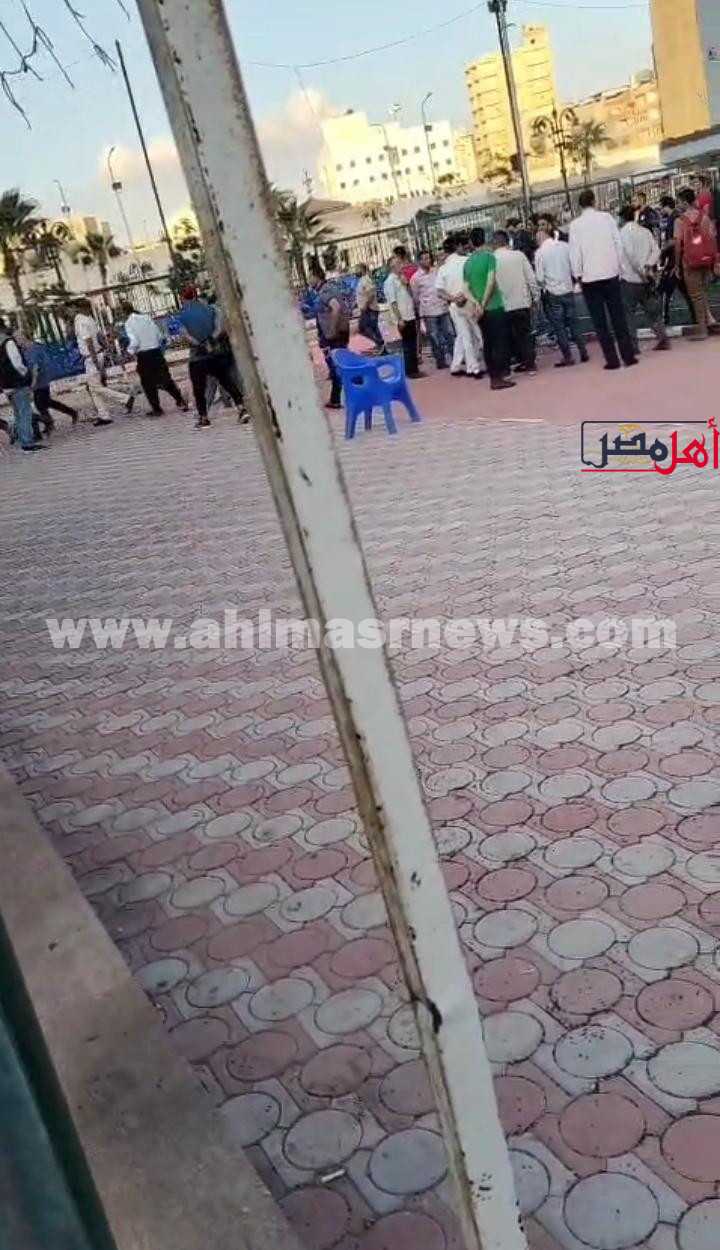 اشتباكات بعد مباراة دمنهور وسبورتينج