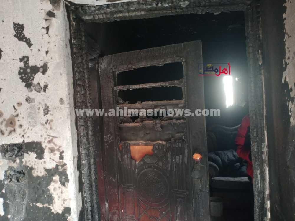 حريق شقة بالبحيرة