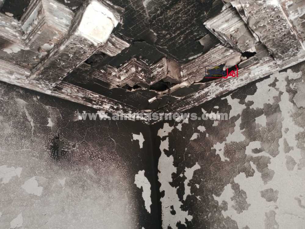 حريق شقة بالبحيرة