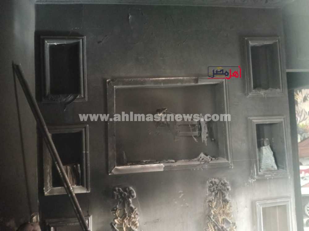 حريق شقة بالبحيرة