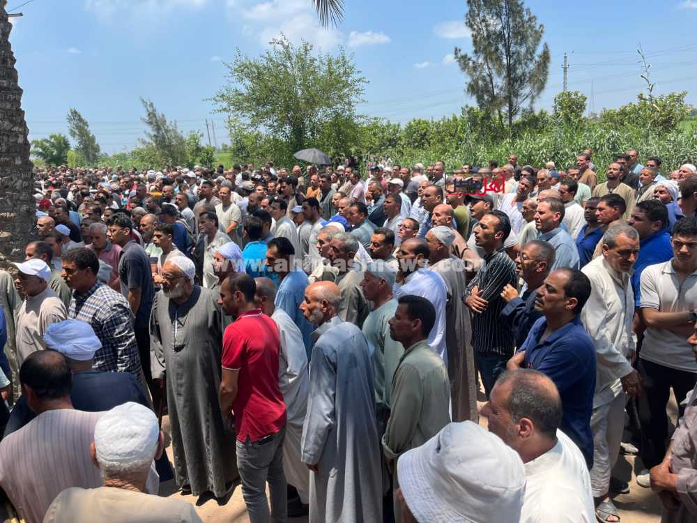 جنازة ٣ غرقي بالبحيرة