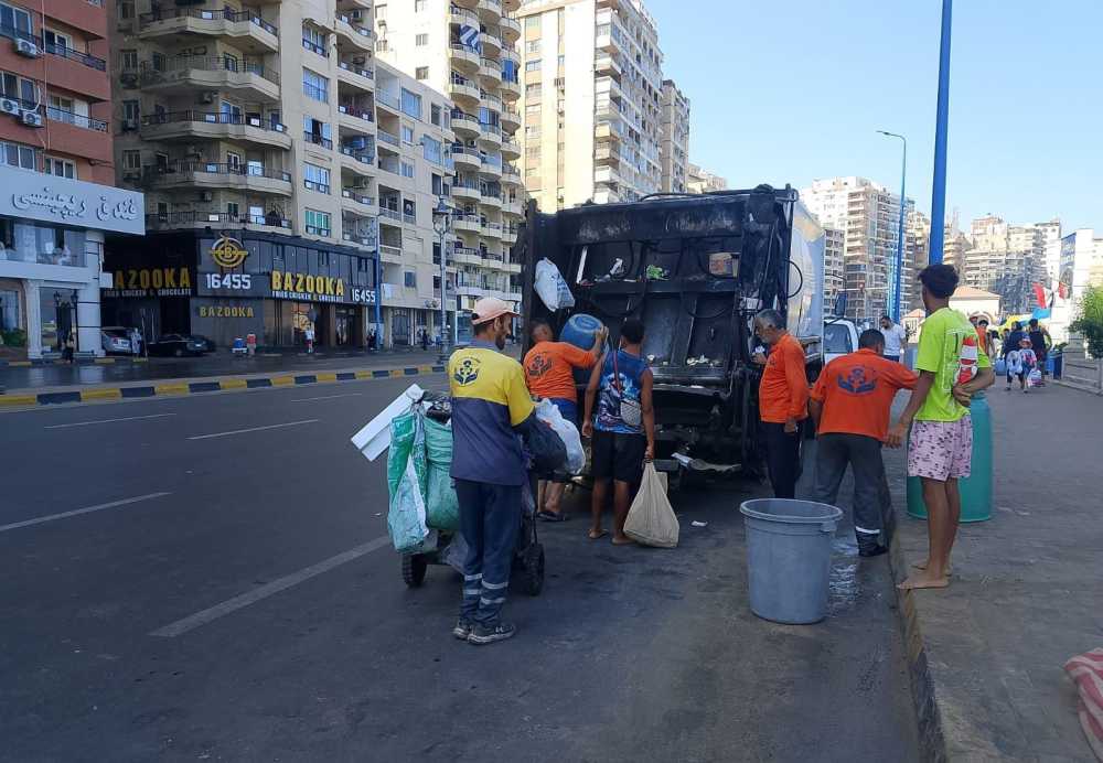 تنظيف شوارع الإسكندرية 