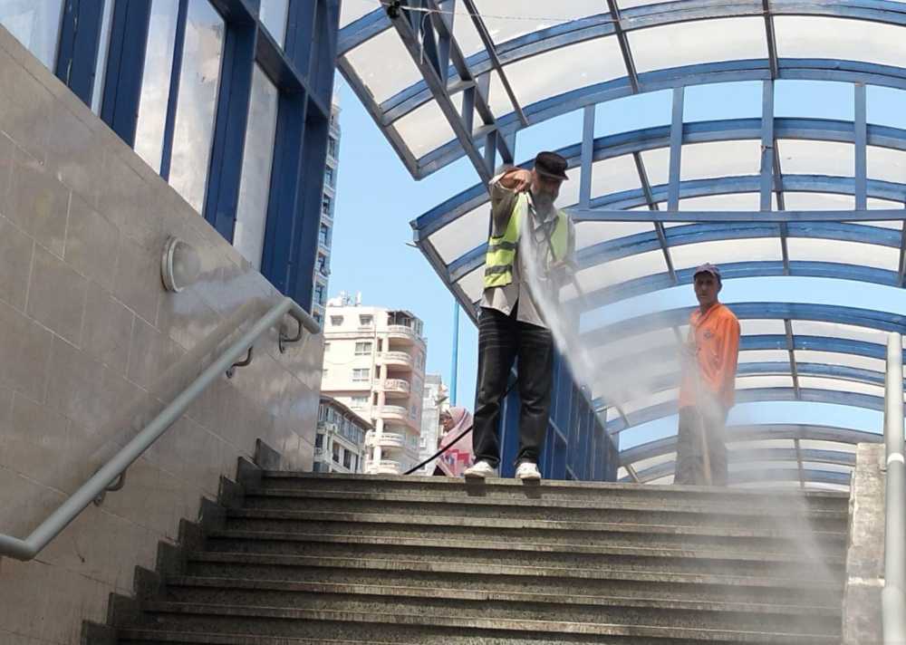تنظيف شوارع الإسكندرية 