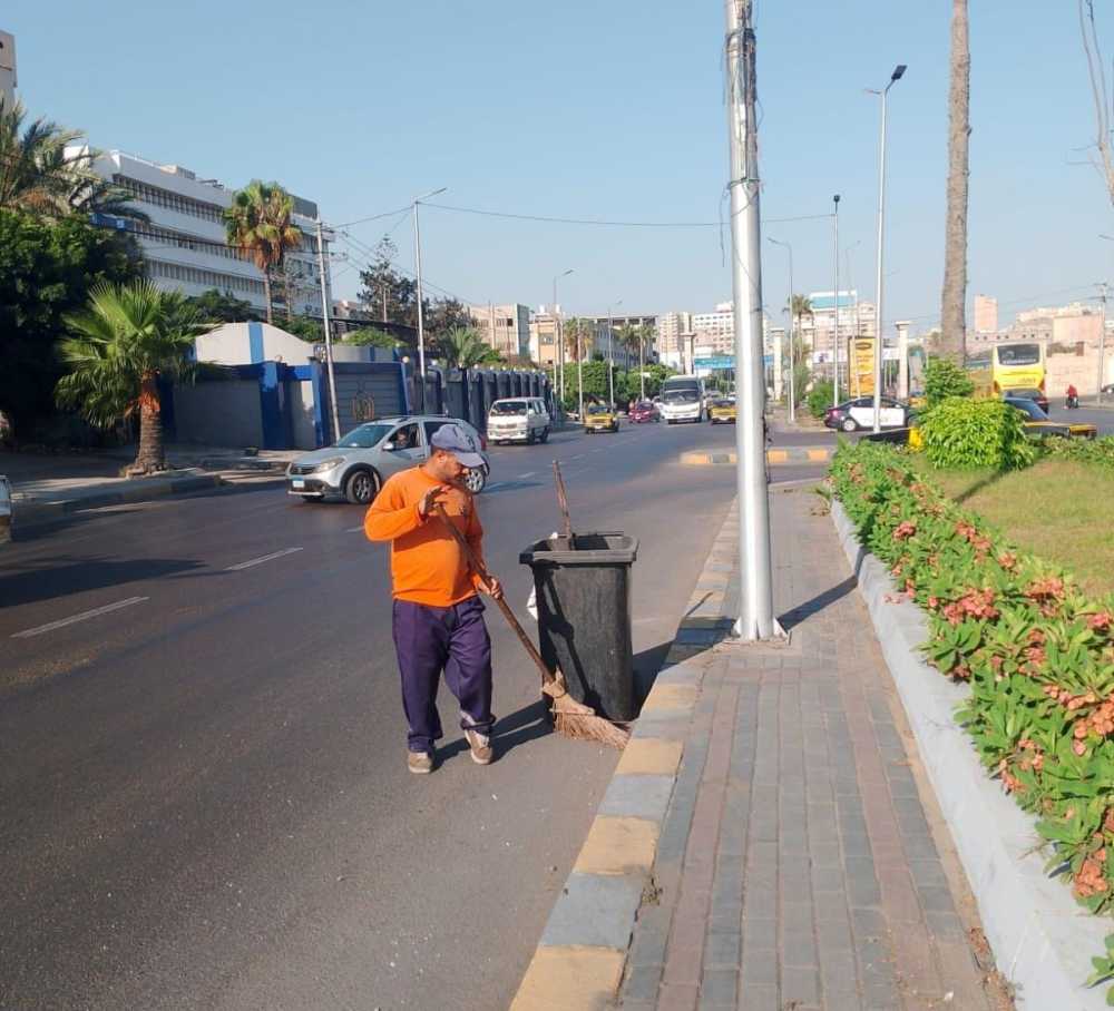 تنظيف شوارع الإسكندرية 